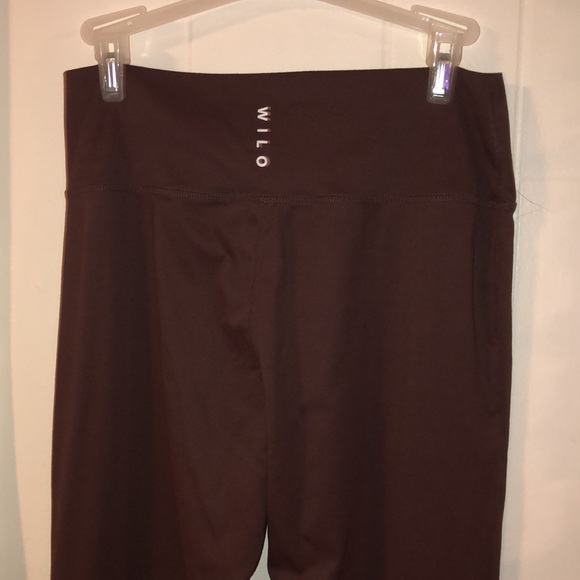 Wilo the Label Brown Colorblock NWOT Size Large Flare Leggings - Picture 6 of 10